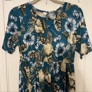 Blue Floral Maxi